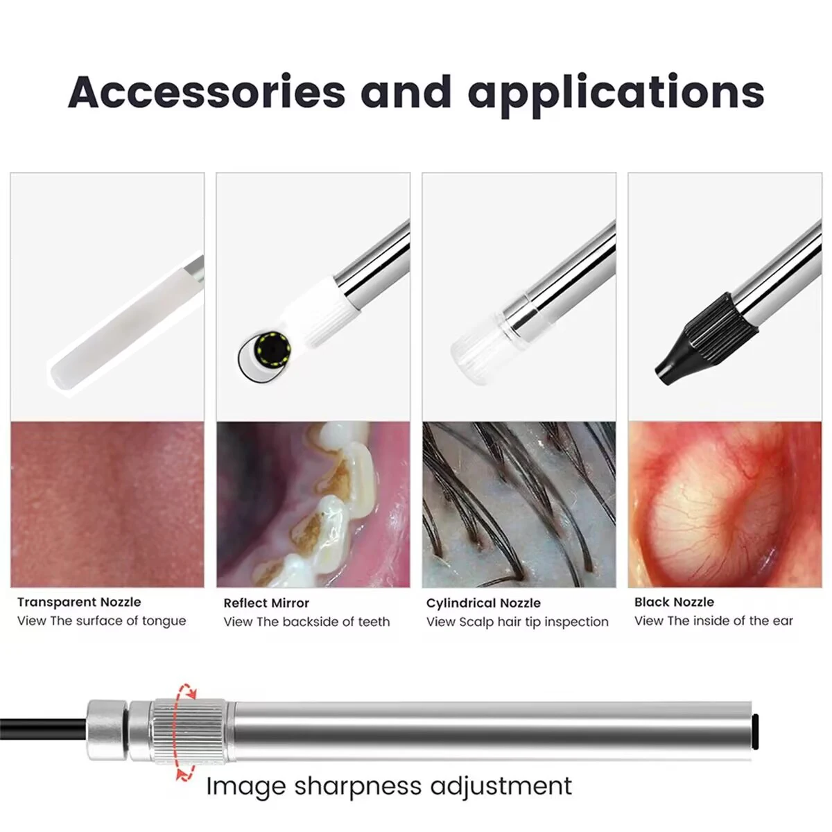 Newest USB Industrial Testing Andonstar Digital Microscope, 300x 8LED HD Real 2MP Metal Stand Base Pen Endoscope
