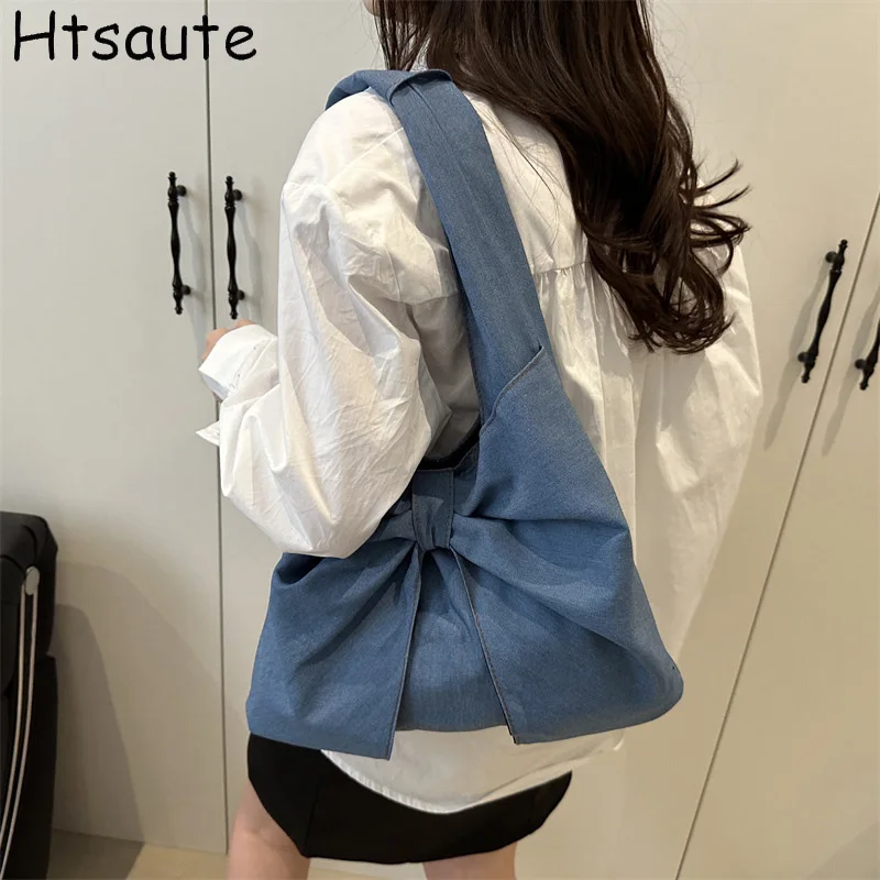 

Large Capacity Single Shoulder Bag For Women Simple Casual Handbag Butterfly Women's Handbag For Commuting and Shopping Tote
