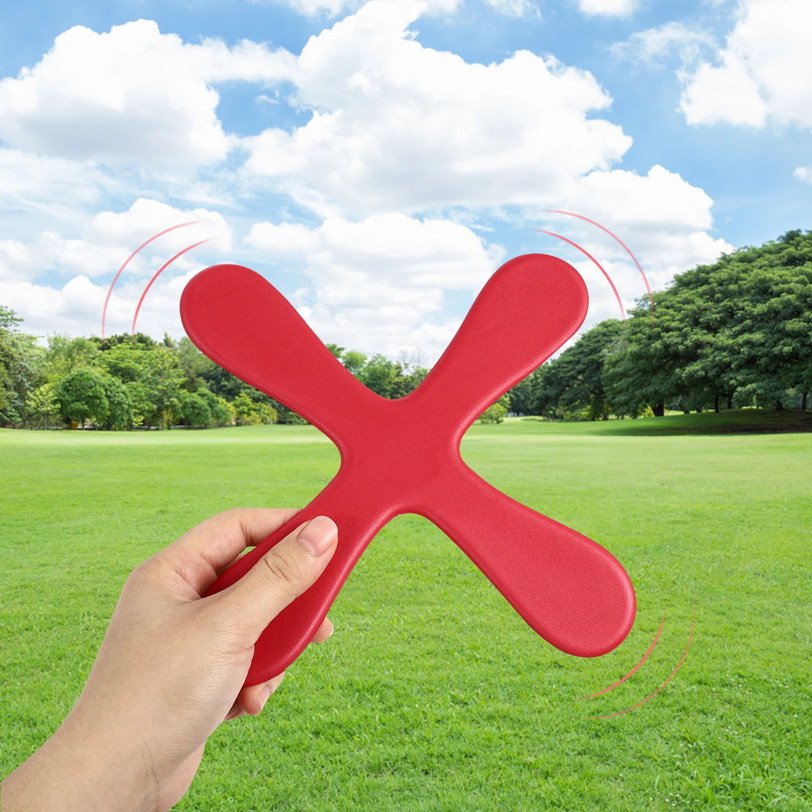 

2pcs Safe Soft Boomerangs Kids Flying Disc Toy Outdoor Indoor Play Throwing Catching Sport Games Lightweight Colorful