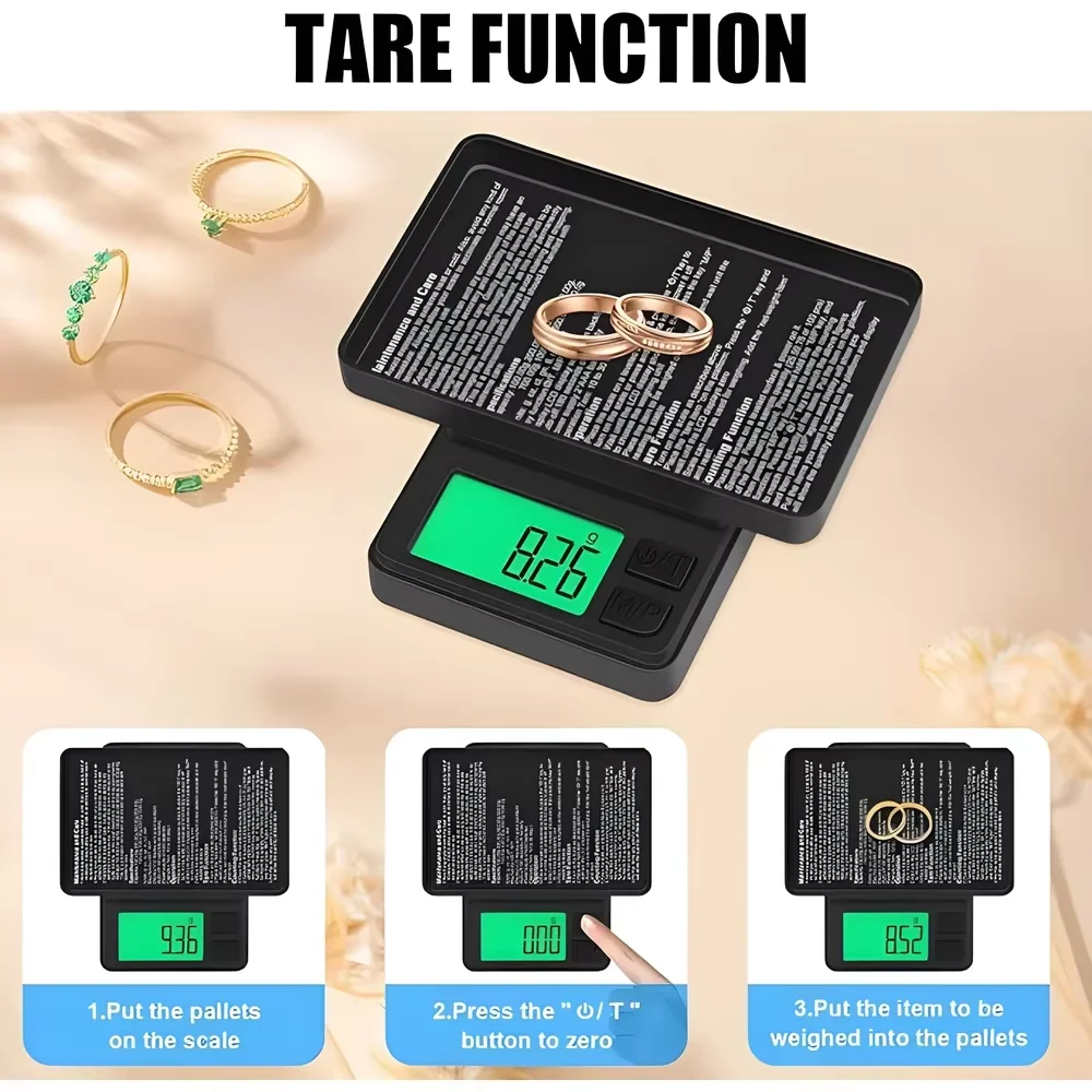 Newest Design Electronics Digital Jewelry Scale 200g/500g/1kg 0.01g Accuracy High Quality Digital Pocket Scale Kitchen Tools