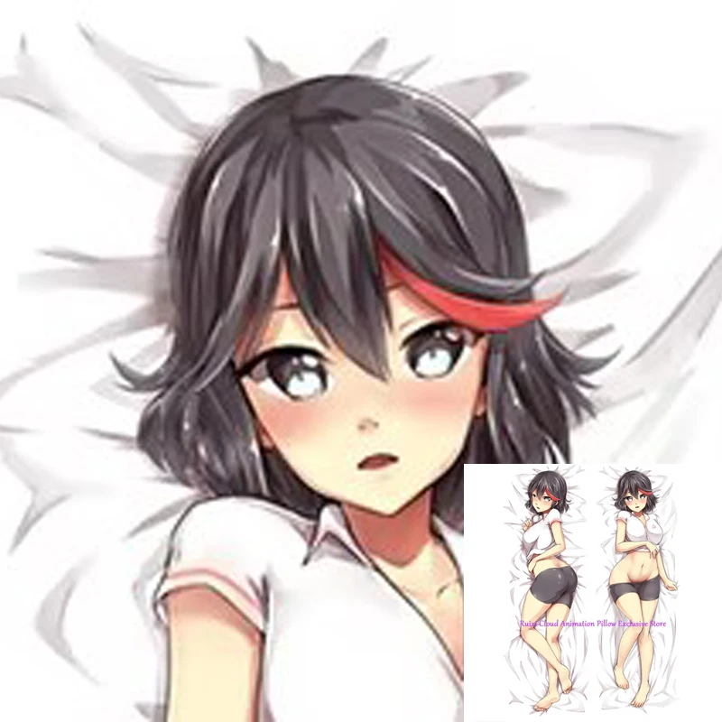 

Dakimakura Anime Pillow Cover Matoi Ryuko Double Sided Print 2Way Cushion Bedding