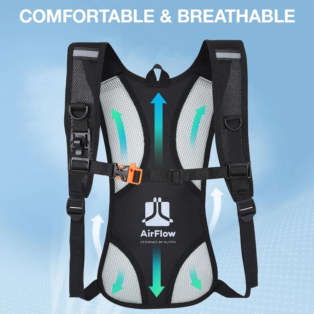 1PCS Hydration Backpack Hiking Water Pack Backpack,Lightweight Hydro Pack Insulated Backpacks for Cycling Camping Climbing
