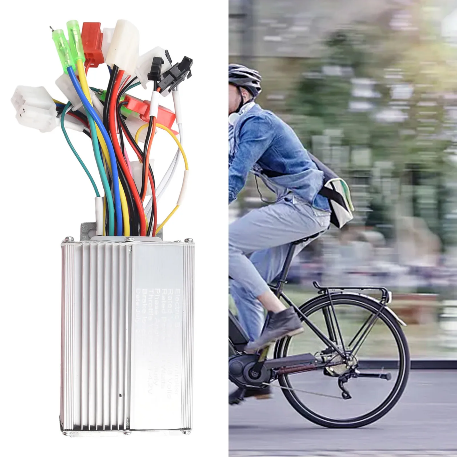 

1pcs E-bike Controller 36V 48V 350W Brushless Controller For Electric Bicycle Scooter Motor Useful Replacement Accessories