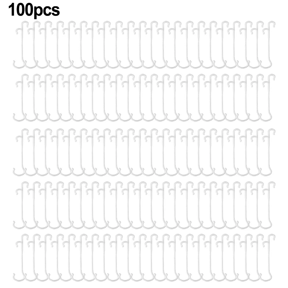 50/100Pcs 13CM Tomato Support J Hooks Plant Support Vegetable Clips To Prevent Tomatoes Fruit Cluster From Pinching Or Falling