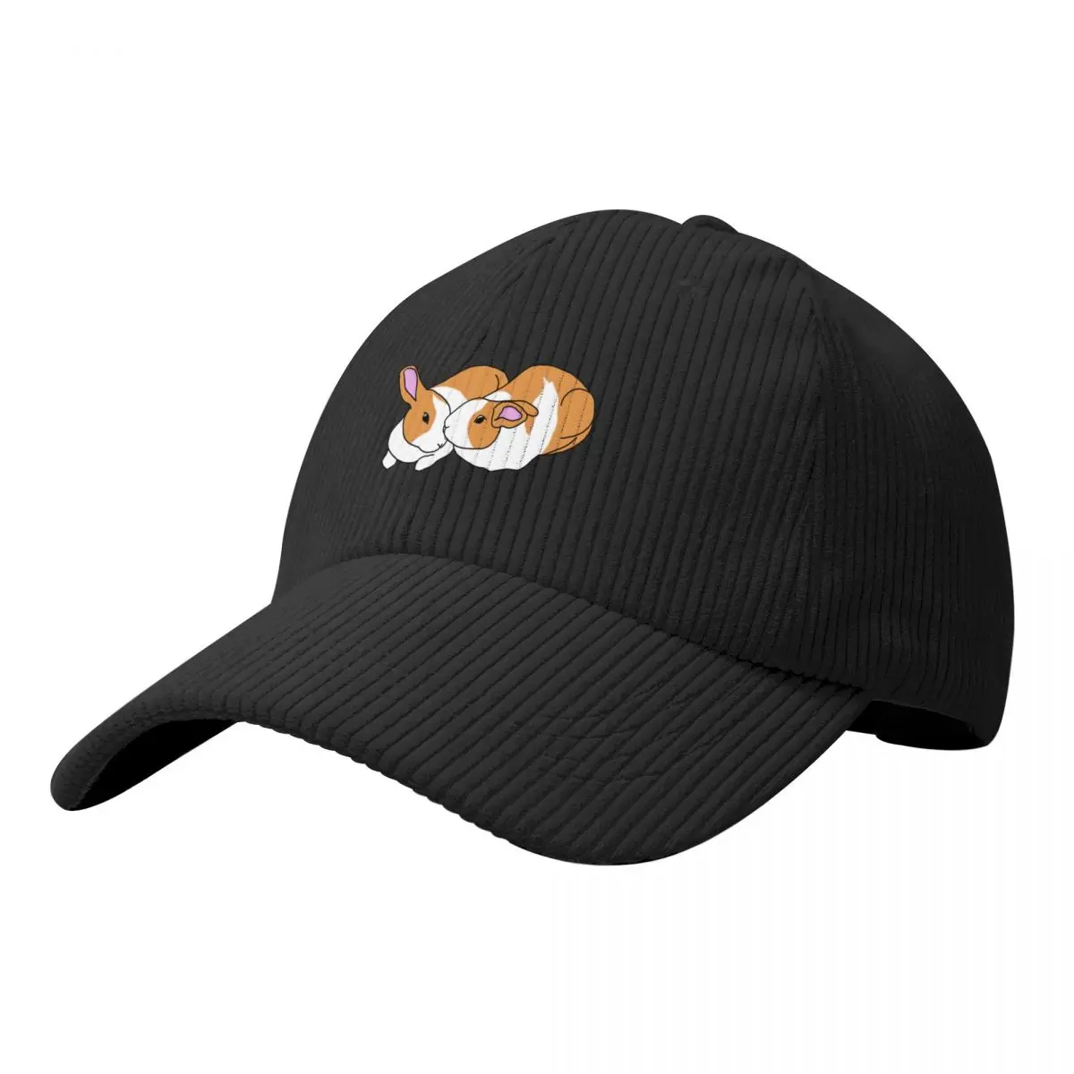 

Cute kissing bunnies (coloured line drawing) Baseball Cap fishing hat party Hat custom caps Hats For Men Women's