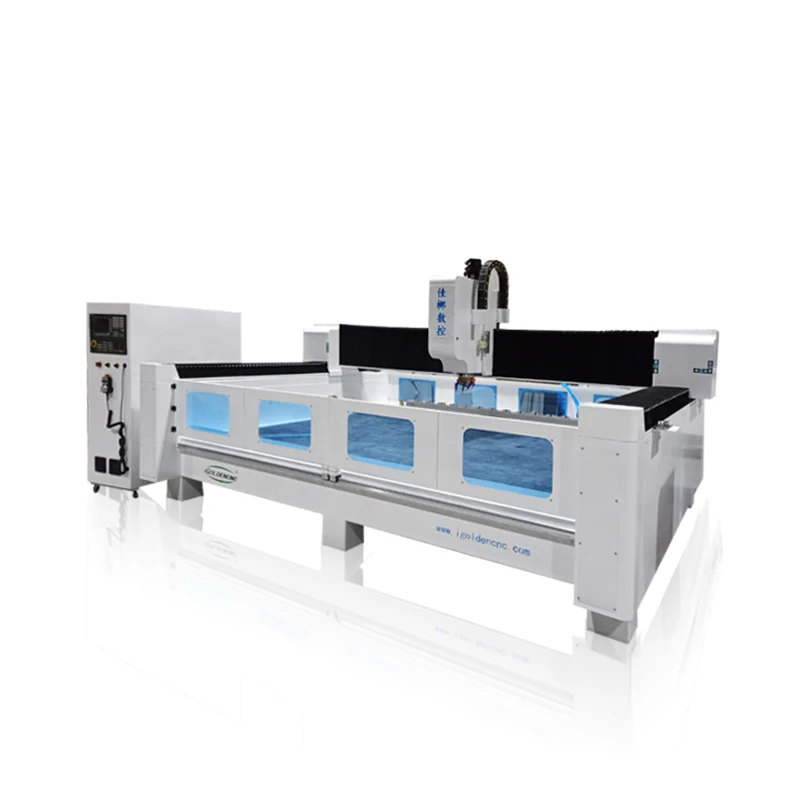 Cnc Router do kamienia Atc Marmur Granit Cięcie Hine Polerowanie krawędzi Kwarcowy blat kuchenny Otwory zlewu