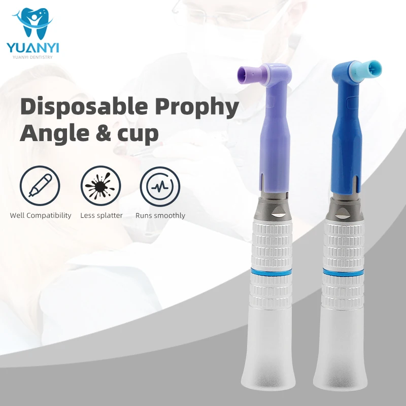 

Мягкие чашки высшего качества Dental Prophy Angles - 100/500 шт. одноразовые Prophy Angle для ухода за полостью рта