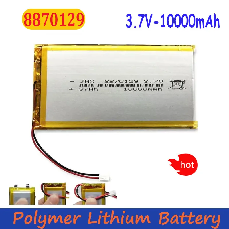 Original 8870129 3.7V 10000mAh Large Capacity Rechargeable Lithium Polymer Battery High Power High Quality Suitable for Tablets