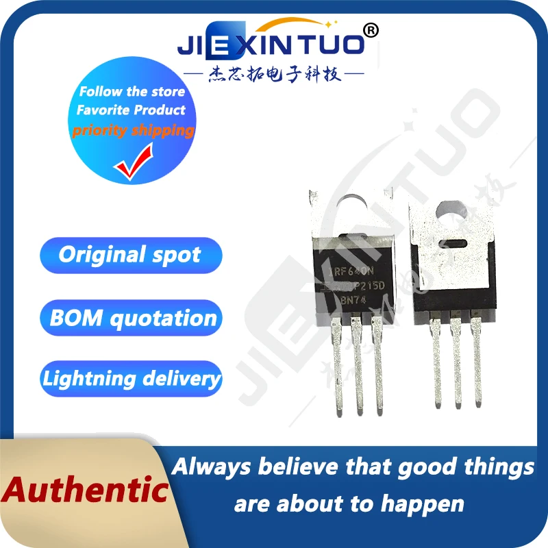 

IRF640NPBF IRF640N MOSFET N-CH 200V 18A TO220AB N-Channel 200 V 18A (Tc) 150W (Tc) Through Hole TO-220AB