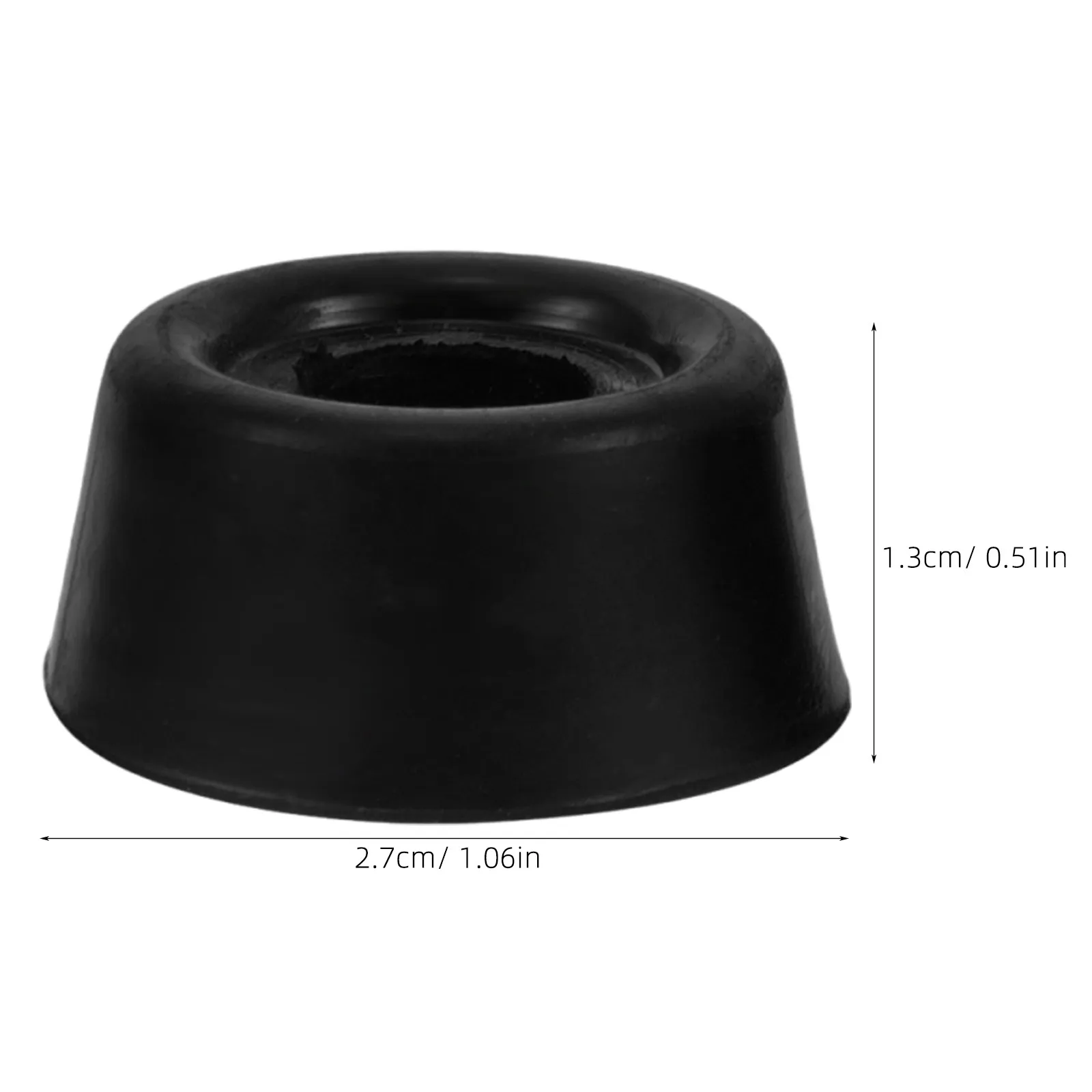 15Pcs Billiard Cue Bottom Cover Rubber Protector Shock Absorption Pool Cue End Bumper Replacement Parts Snooker Accessories