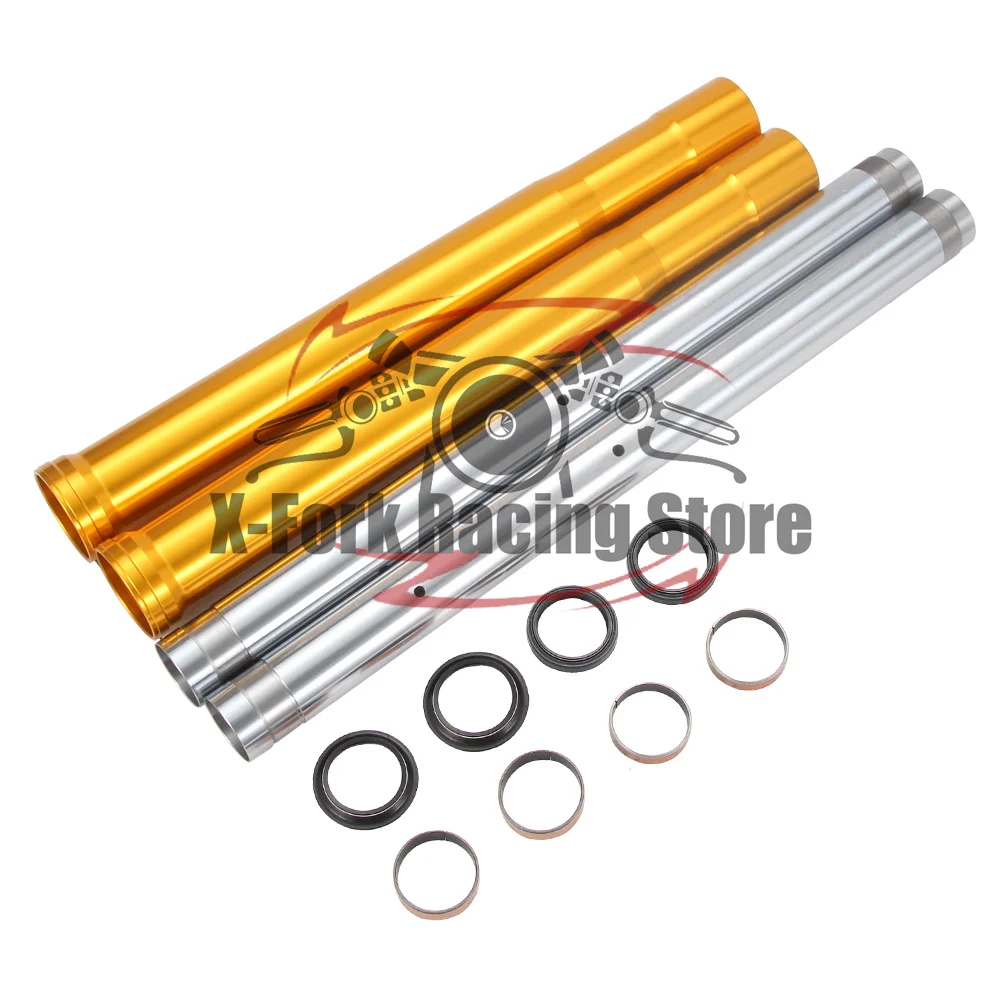 Front Fork Tubes Set Bushings Seals Rebuild Kit For Kawasaki Z800 2013-2015 2014 44008-0100 Shock Absorber Pipes Fork Suspension