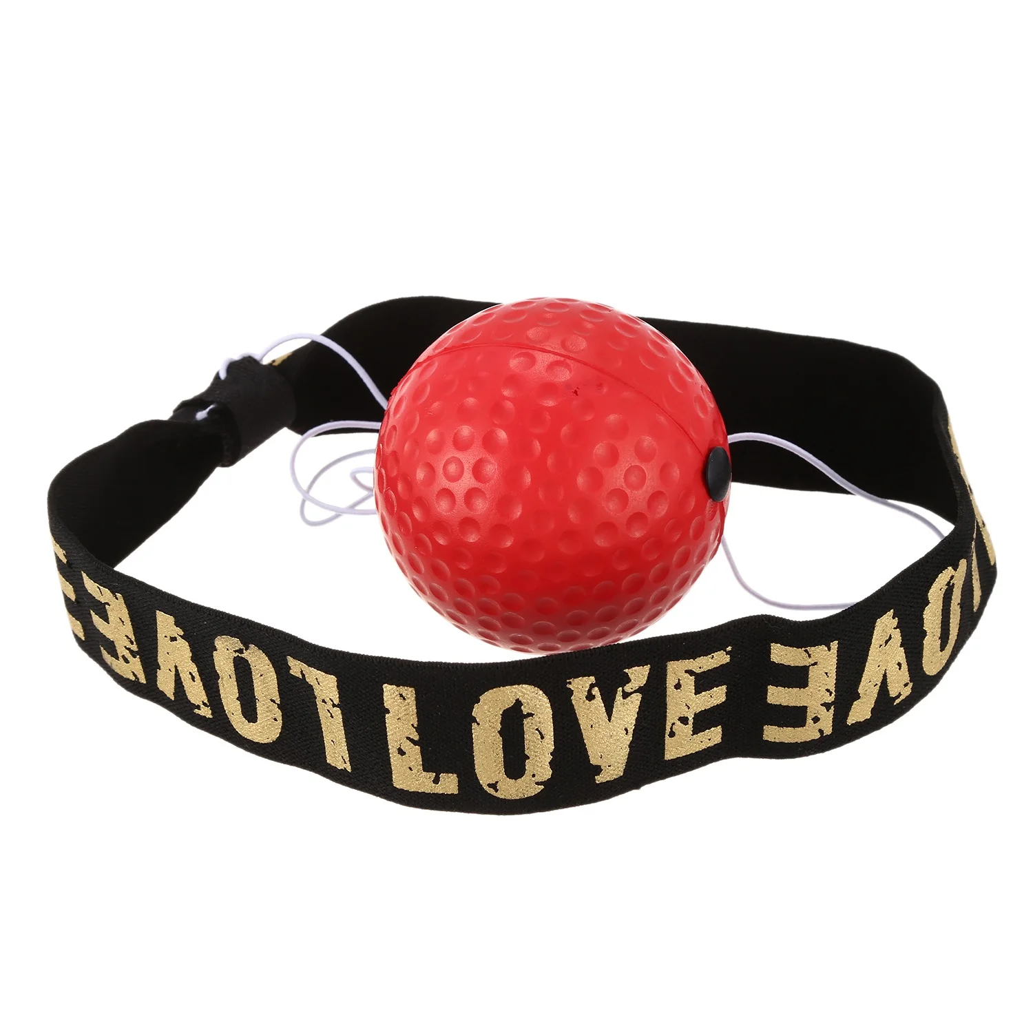 Speed Punch Ball Boxer Raising Reaction Force Hand Eye Training Set Stress Reaction ball red