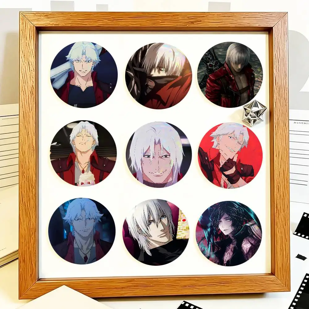 Anime Devil May Cry Round Badges Can Be Used To Decorate Clothes And Backpack Pins