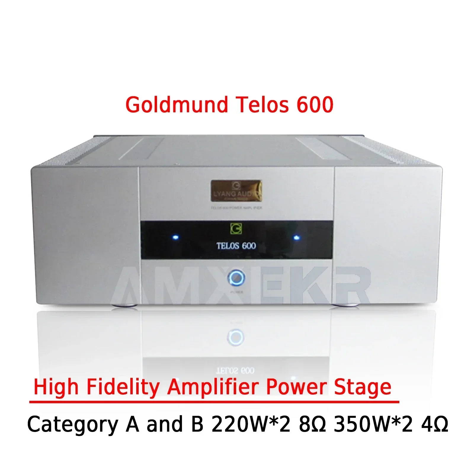 

AMXEKR Goldmund Telos 600 Усилитель мощности Pure Fever Hi-Fi 350 Вт * 2 Высококачественный усилитель мощности класса A и B