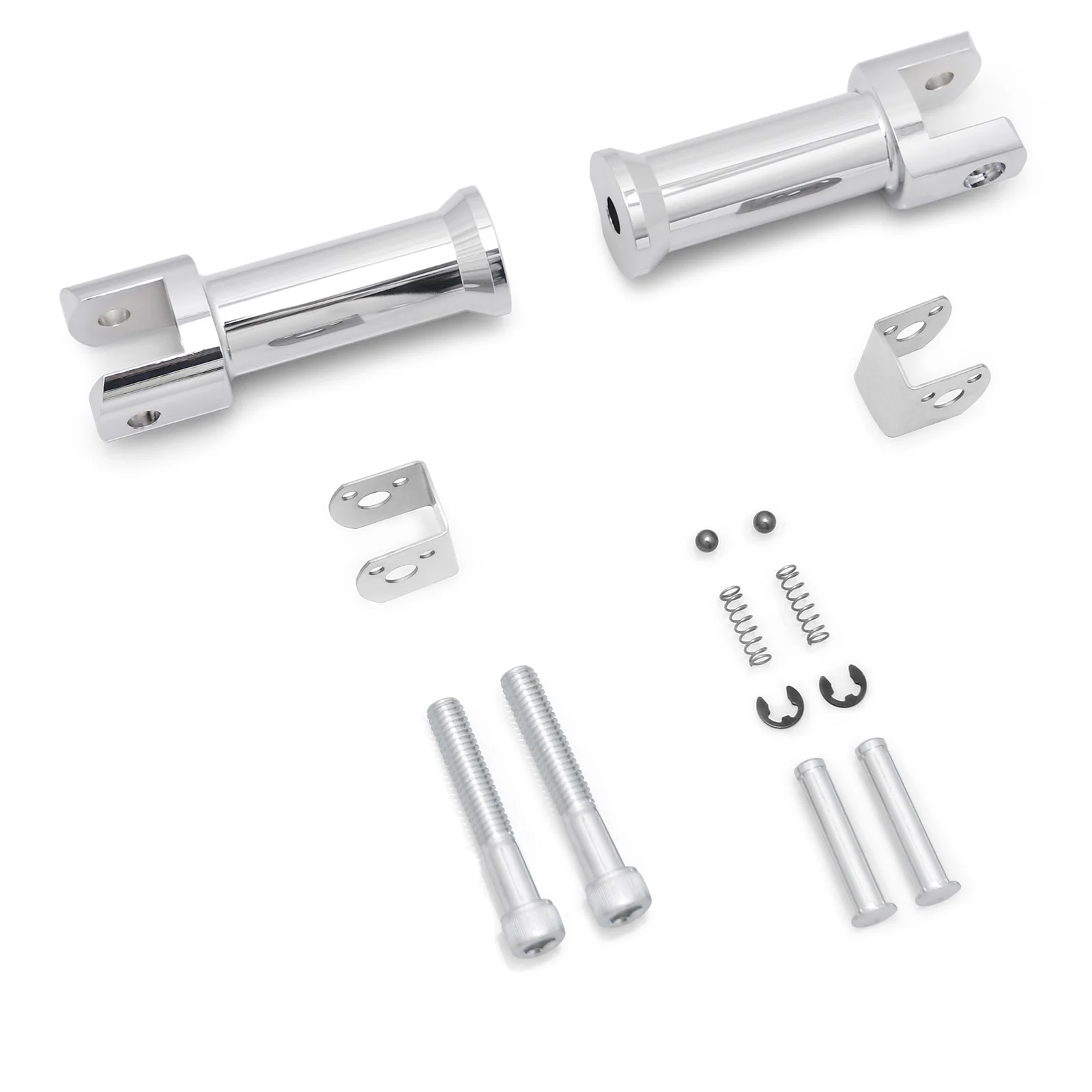 Rear Passenger Foot Pegs Support Mount bracket Footrest Kits chrome For Harley Softail Breakout FXBB Fatboy Low Rider 2018-2023