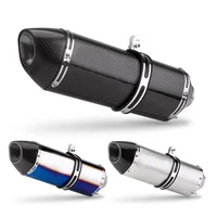 Silenciador de tubo de escape universal para motocicleta r77, 51mm, con db killer, para honda pcx 125 150 c650gt tmx530 cb500