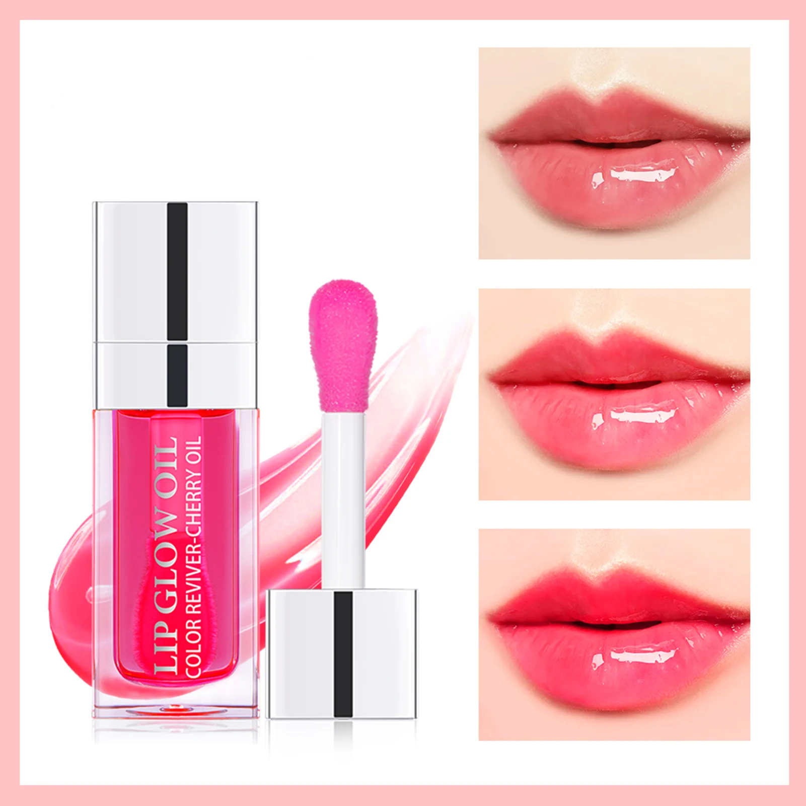 Plump Lip Glow oil Lip Care Oil Plumping Lip Gloss Non-Sticky Formula lip oil moisturizing Lipstick Hydrating Polished lips oil