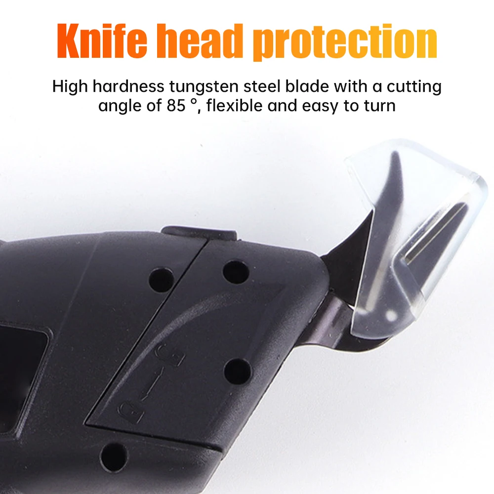 Cordless Electric Handheld Scissors Rechargeable Lithium Battery Portable Fabric Cutting Machine Handheld Leather Rugs Trimmer