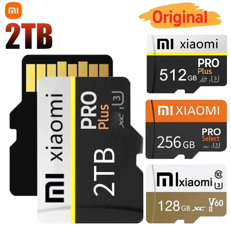 Xiaomi Original 1TB Memory Card 100MB/s A2 Camera SD Card 128GB 256GB Micro TF/SD Card Class 10 512GB Flashcard For Phone/tablet