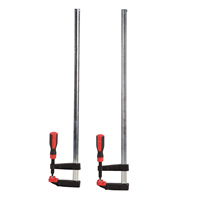 2Pcs Heavy Duty F Clamps Woodworking Bar Clips Quick Slide DIY Hand Tool Kit 80*600mm