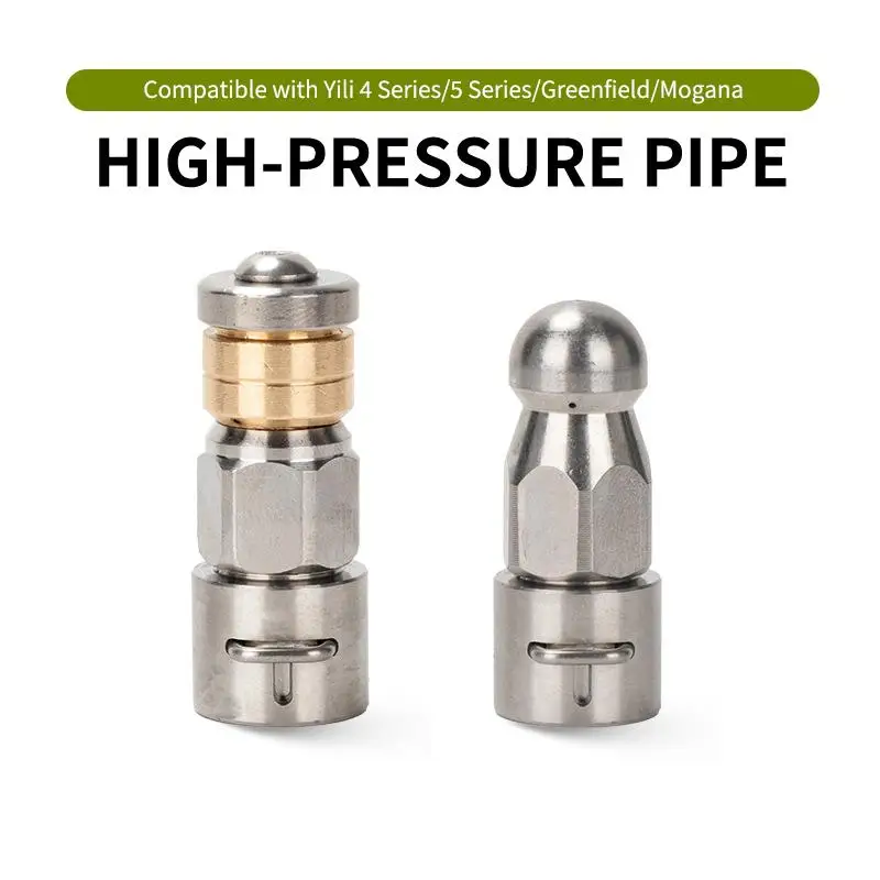

Pressure Washer Sewer Nozzle Drain Cleaning Nozzle Tips For Karcher K Series/Lavor Hose Sewer Cleaning Tool