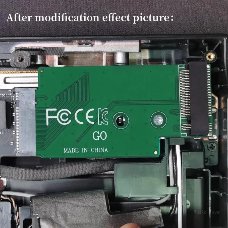 Modify Transfer Board for Legion Go Hard Card Accessory Memory Card Adapters NVME M.2 2242 to 2280 Adapters