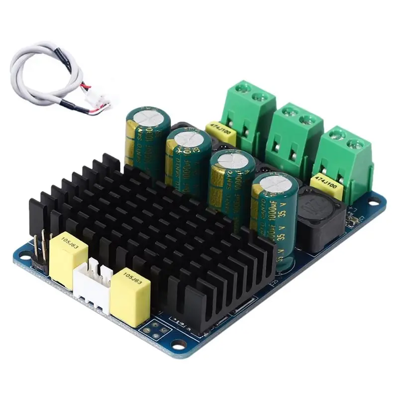 

【PUBLICITY】2-канальная цифровая стереофоническая усилительная плата 2X100W, высокомощная усилительная плата DC 8-32V, усилительная плата TDA7498