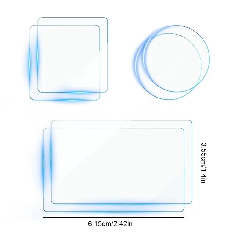 SQPP-для DJI Osmo Action 5 Pro, крышка объектива камеры, HD закаленное стекло, защита экрана, твердость 9H, защита от царапин