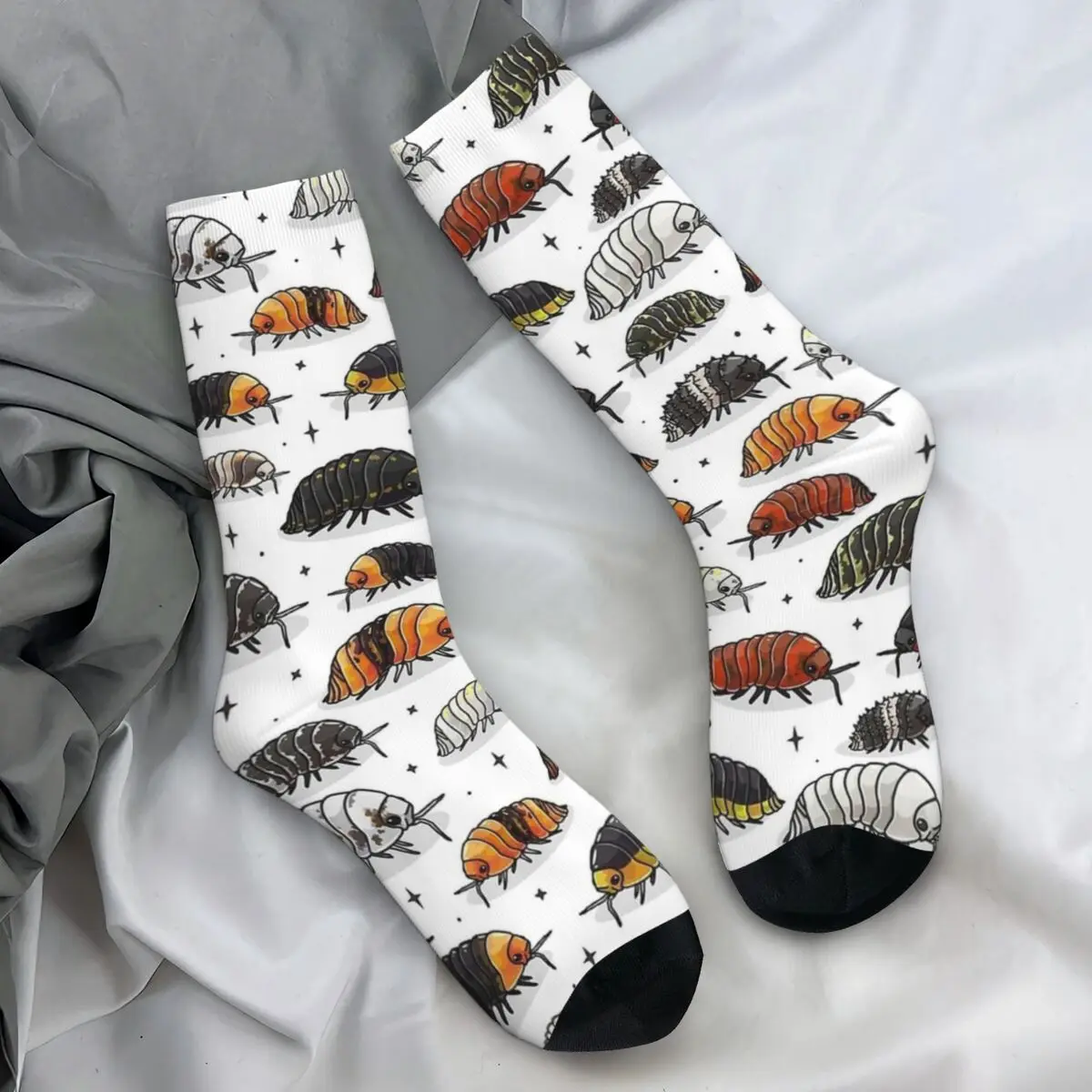 Isopody owady skarpetki ze zwierzętami wiosenne pończochy Wlidlife nowoczesne męskie skarpetki wysokiej jakości Design Outdoor skarpetki antypoślizgowe