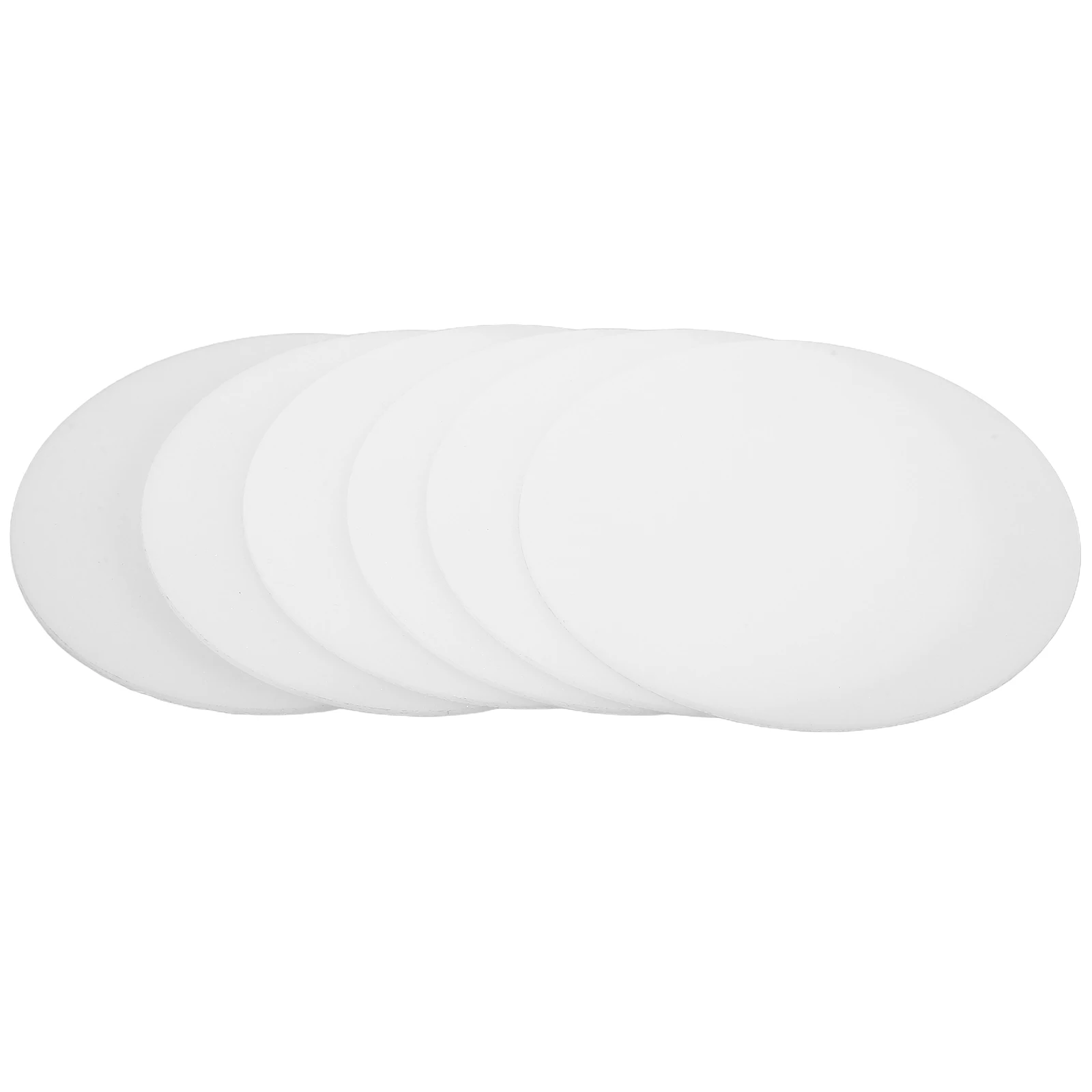 6Pcs LED Lampshade Diffuser Flat Acrylic Cover Soft Diffused Light Protection Downlight Lamp Accessories LED Light Bulb Diffuser