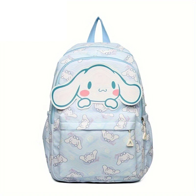 Plecak Sanrio Hello Kitty Cinnamoroll Kuromi, kreskówka uroczy tornister o dużej pojemności, plecak podróżny Mymelody pompompompurin