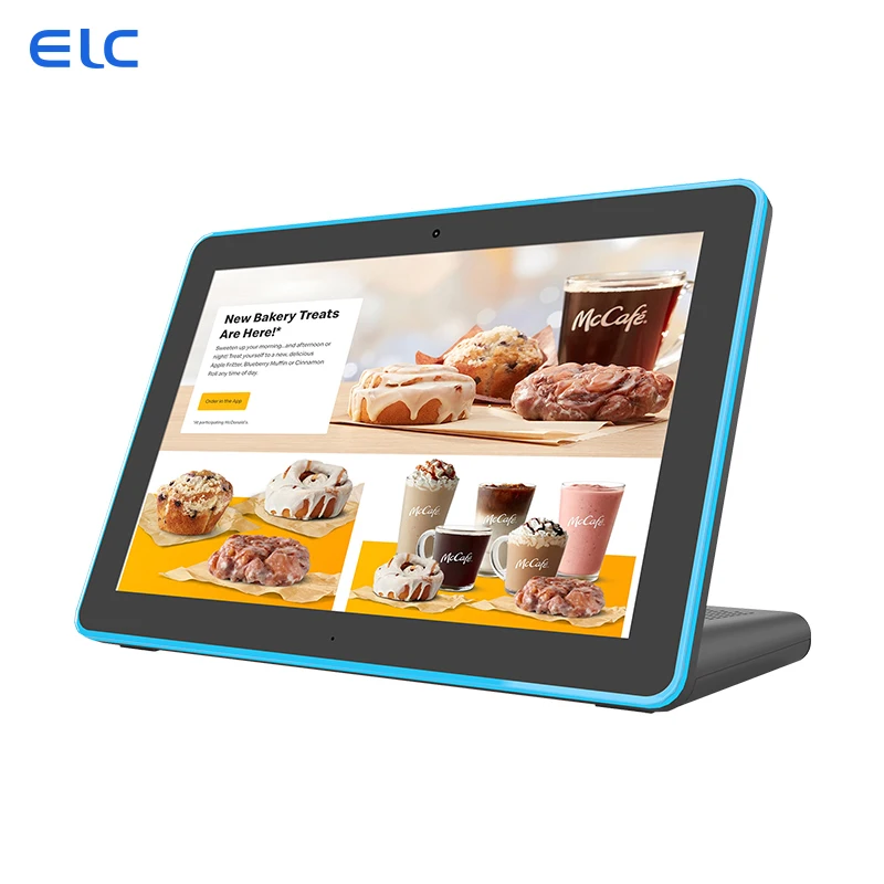 WL1086T 10.1 Inch L Shape Led Bar Touch Screen Android Tablet Pc All In One For Restaurant Ordering L Type Vertical Tablet