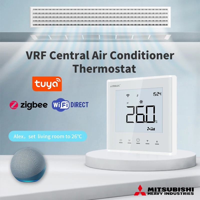 Tuya Wifi  VRF Air Conditioner Thermostat Wireless Smart Digital VRV Temperature Controller