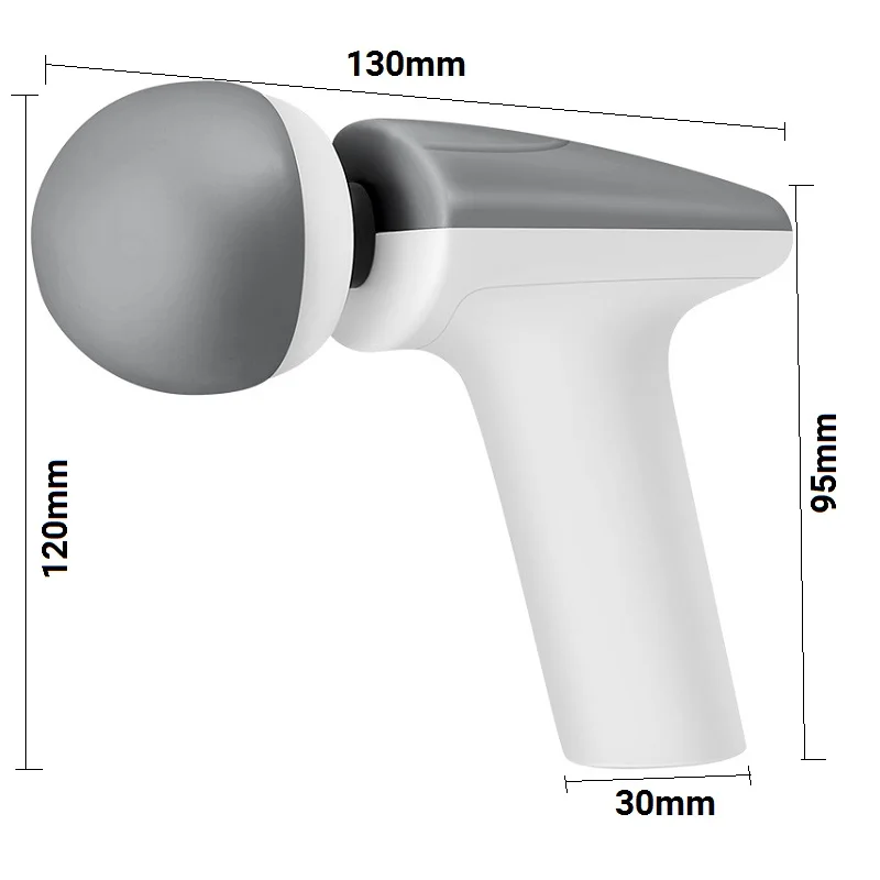 Mini fascia arma forte potência engrenagem ajuste 4 cabeças tipo-c muscle massage gun fitness relaxamento profundo