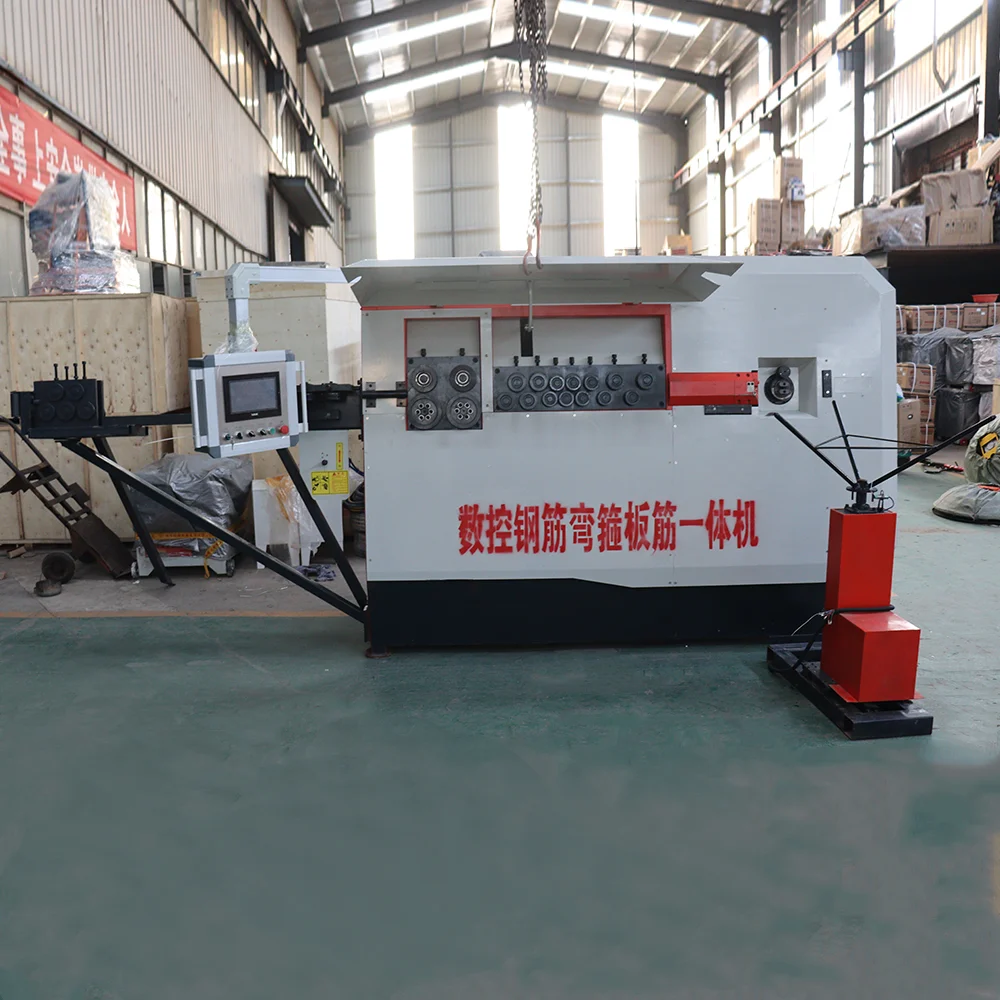 CNC Rebar Stirrup Bending Machine Fully Automatic Hydraulic Driven Rebar Processing Machinery for Construction Sites