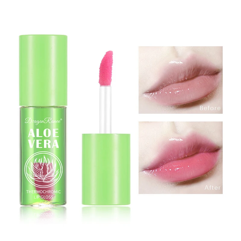 Aloe Lip Color Colore Trucco Rossetto Idratante Rossetto liquido trasparente Rossetto idratante lucido Balsamo per labbra lucido