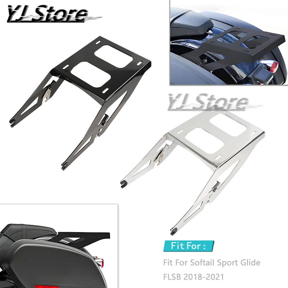 

Fit For Harley Softail Sport Glide FLSB 2018 2019 2020 2021 2022 2023 Motorcycle Two Up Mount Rack Luggage Rack