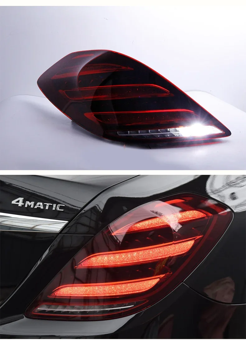 Car Tail Light Rear lamp Taillight for Mercedes-Benz S-Class W222 13-16 Brake Driving Reversing Lamp Turn Signal