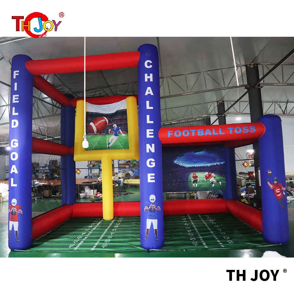 

new design inflatable field goal challenge, inflatable rugby field goal,inflatable football toss game, inflatable shooting games