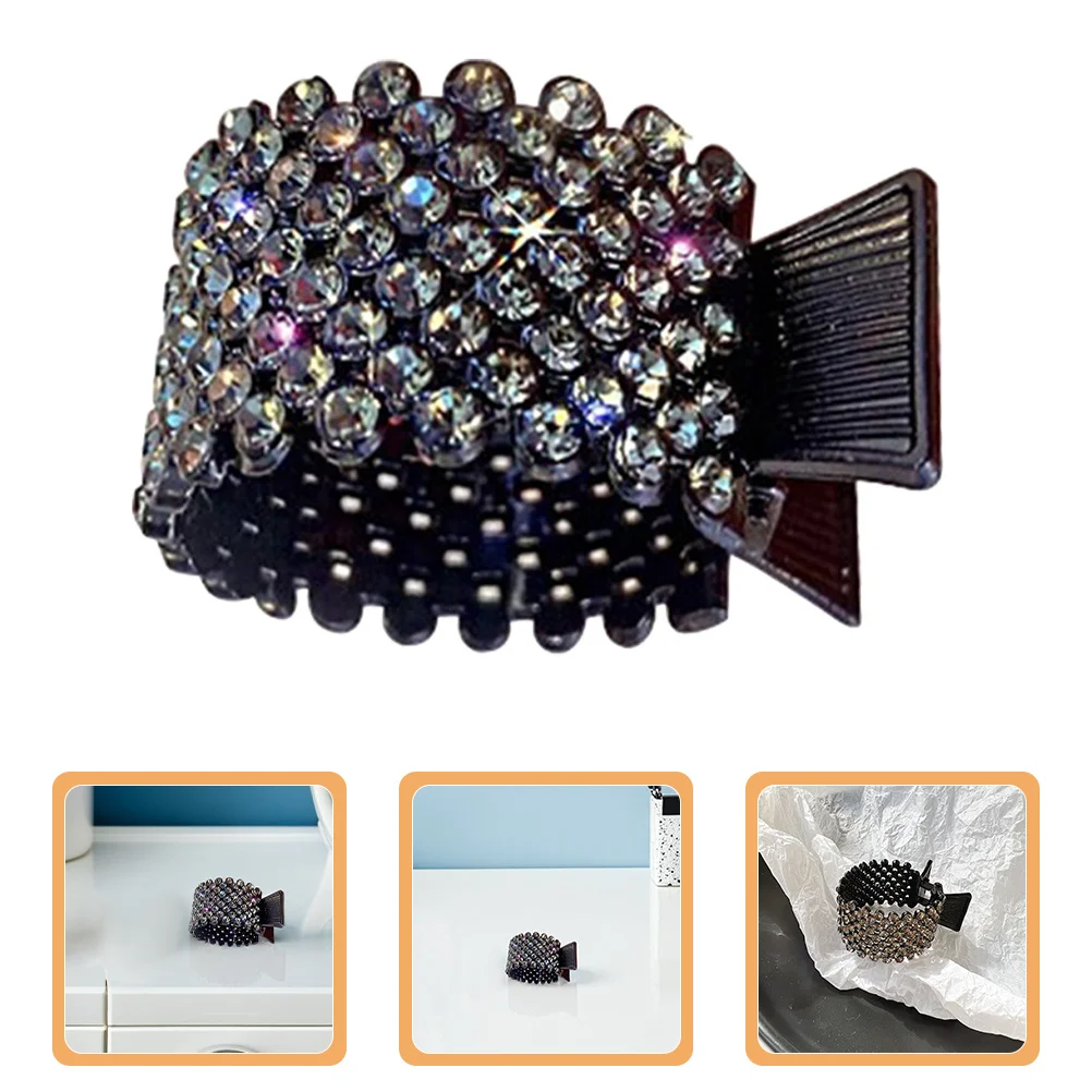 

3 шт. хрустальные зажимы для волос, полные стразы, зажимы для когтей, держатель для хвоста, аксессуары