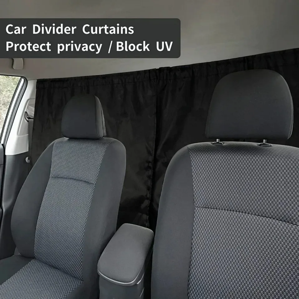 2pcs/set Sun Shade Privacy Curtain Taxi Car Isolation Curtain Partition Protection Curtain Commercial Vehicle car accessories