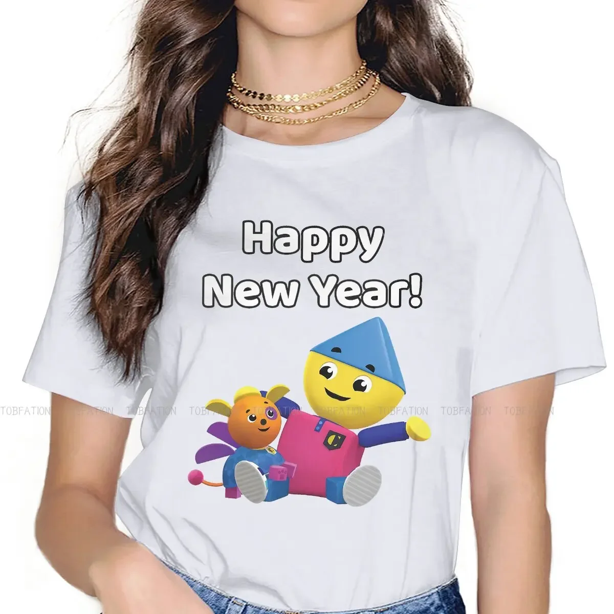 Charlie's Colorforms City Children T Shirt for Woman Girl Happy New Year Soft Leisure Tee  Novelty Fluffy Vintage Loose  Tees