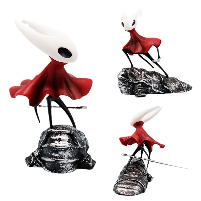 GORĄCY!!! Hollow Knight Trzej Szermierze zestaw do samodzielnego montażu, modele na biurko, dekoracje podwozia, wykwintne figurki, modny prezent dla chłopców