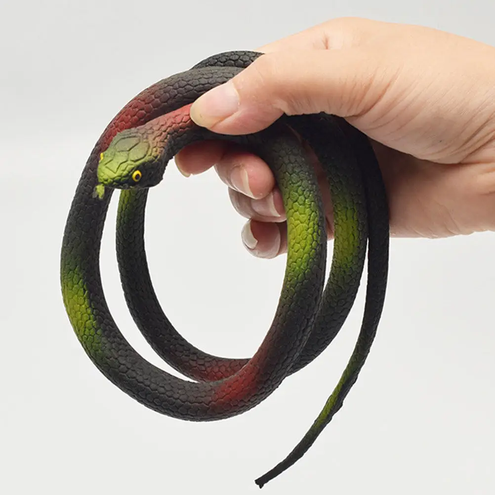 

3 Pcs Kids Toys Plastic Snakes Simulation Fake Prank Figure Realistic Artificial
