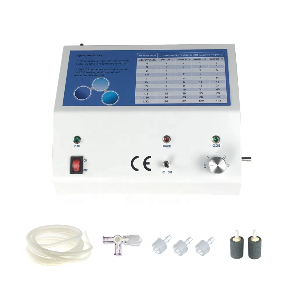 

Built-in strong o3 destructor and sucking pump medical ozone therapy generator machine for ozone bagging insufflation