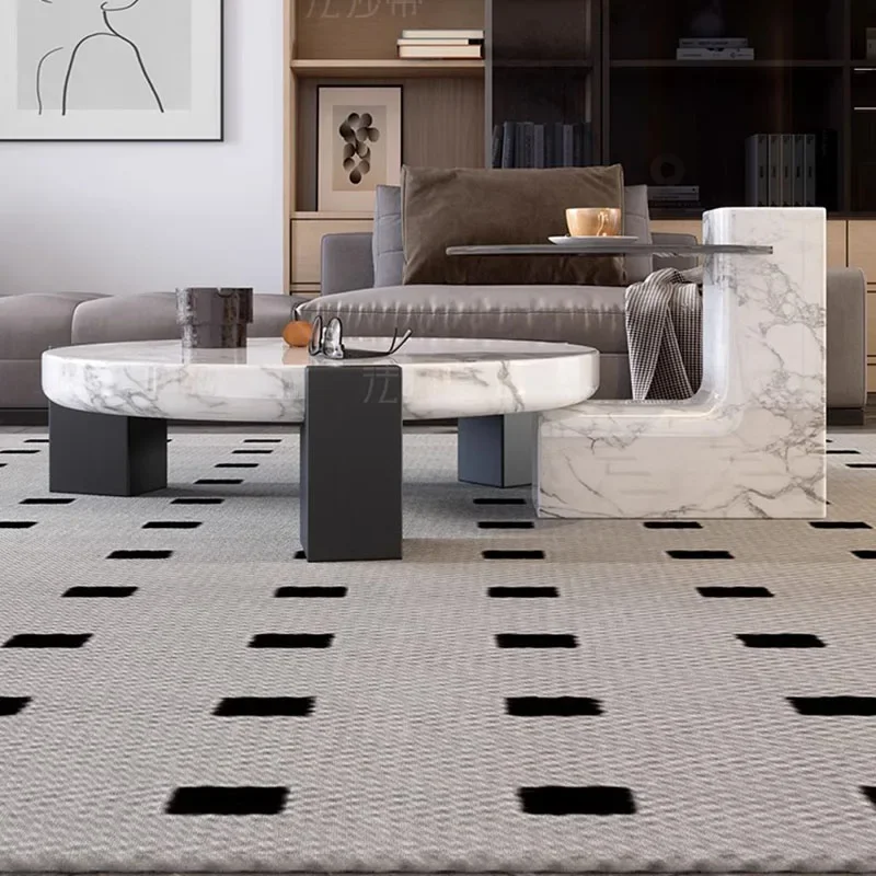 

Aesthetic Irregular Coffee Table Trendy Simple Vintage Save Space Large Side Table Italian Modern Couchtisch Lounge Furniture