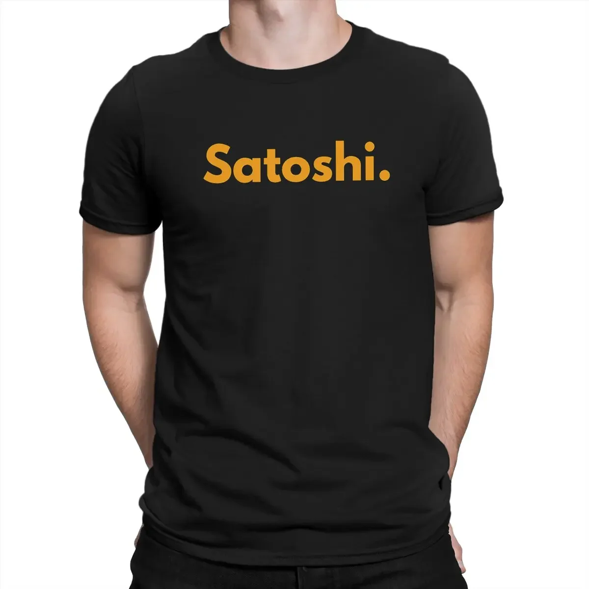 Blockchain Bitcoin Satoshi T Shirt Punk Men Tees Summer Clothing Polyester O-Neck TShirt