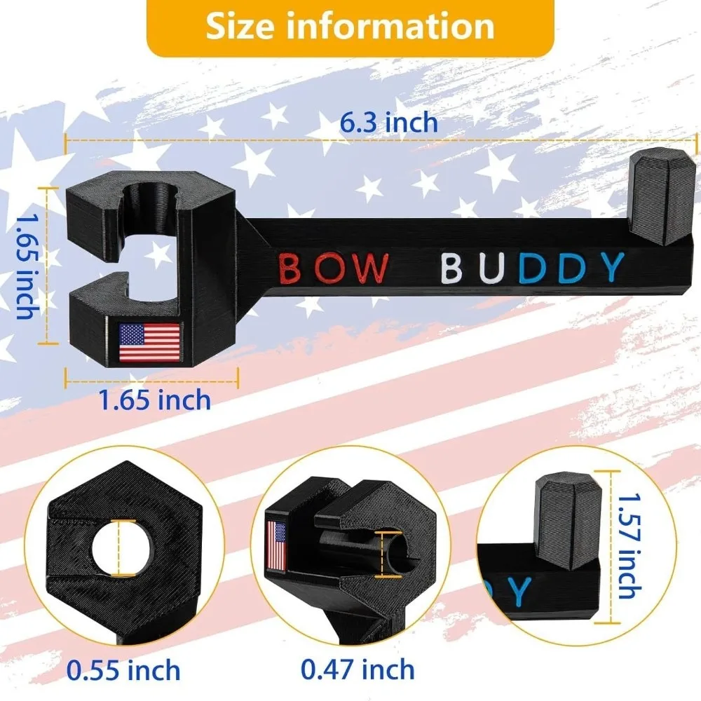 

Крепление для лука на подголовник Car Bow Rack BOW BUDDY XL, универсальный держатель для хранения лука для активного отдыха на природе