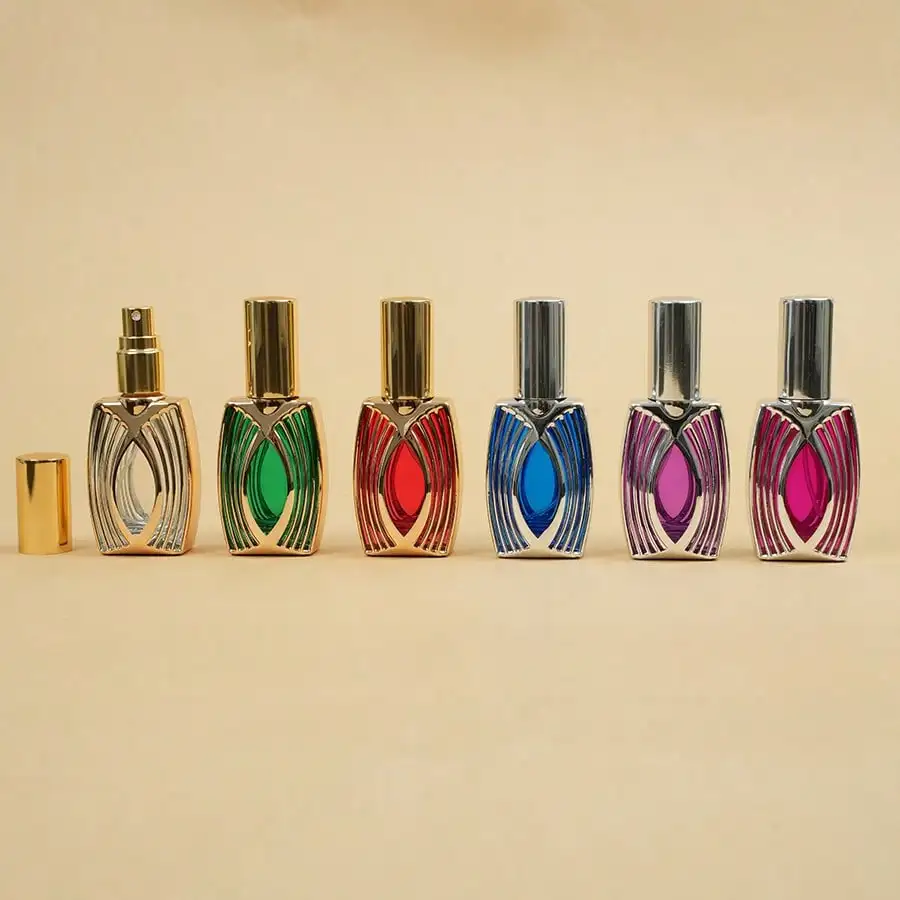 1pc 10ml High-Quality Perfume Spray Bottle, Empty Glass Perfume Bottle, Travel Cosmetic Bottle, Sample Bottle, Refillable Mini B
