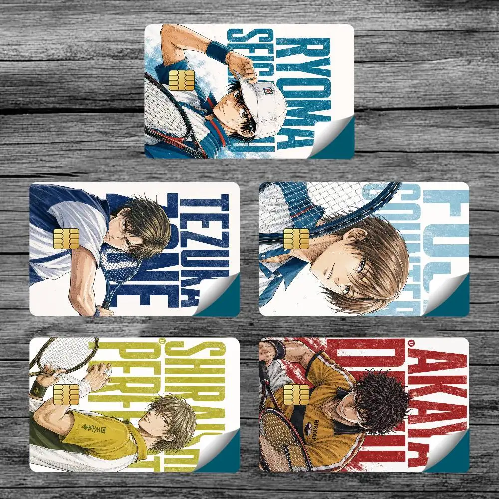 Anime The P-PrinCe-E of T-Tennis Card Stickers for Bank Access Protective Waterproof Film Cover Sticker Surprise Gift